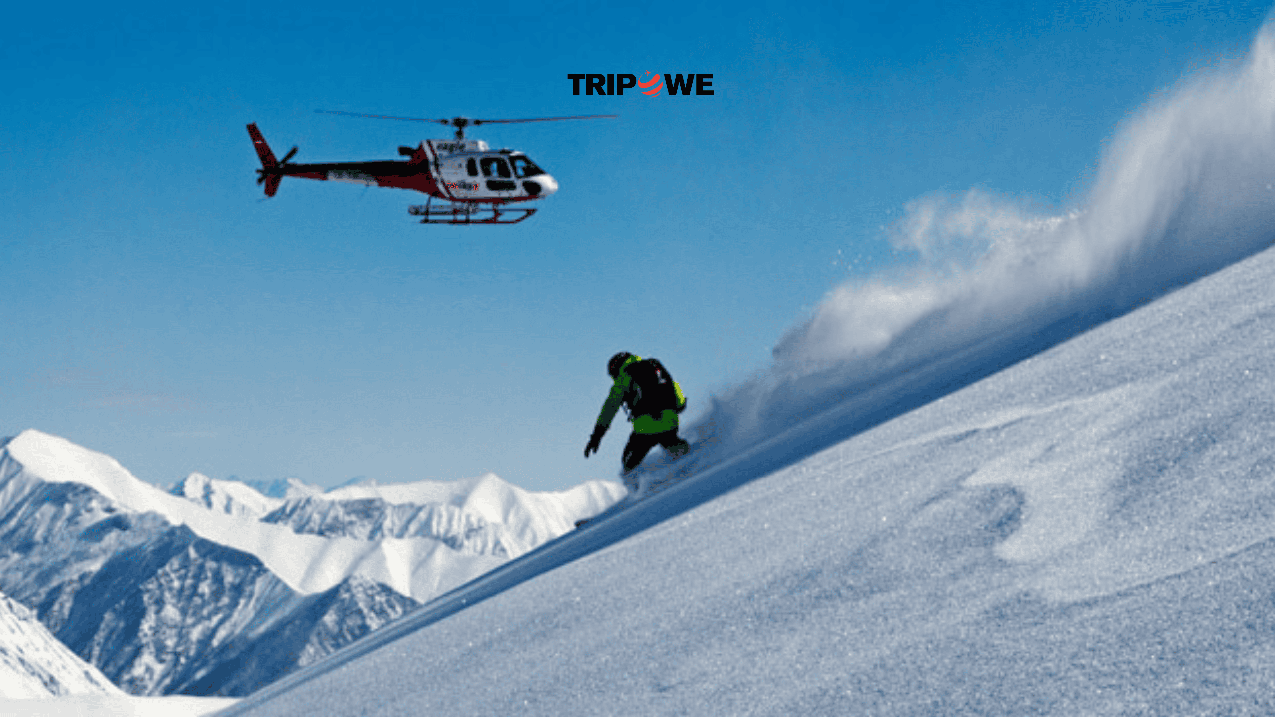 Helicopter skiing